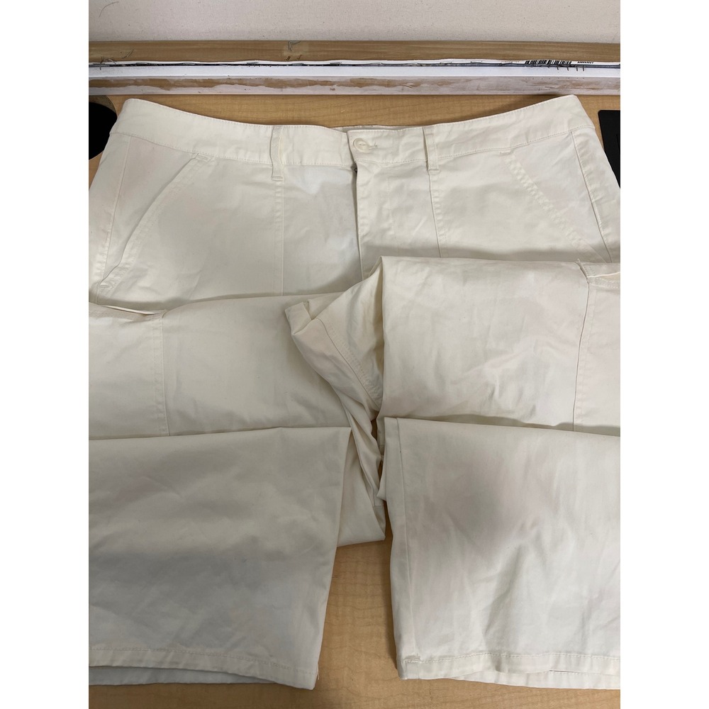 Universal Thread Goods Co Cream Utility Cargo Pants Womens Size 17 Off White